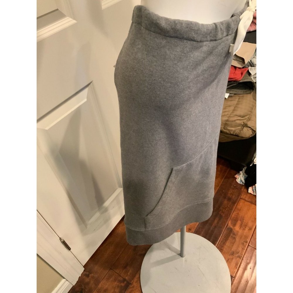 Maison Martin Margiela Gray Pencil Skirt with Drawstring Waist - Picture 6 of 10
